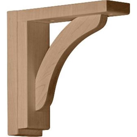 DWELLINGDESIGNS 2.5 in. W x 8.75 in. D x 8.25 in. H Reece Shelf Bracket, Cherry DW2572403